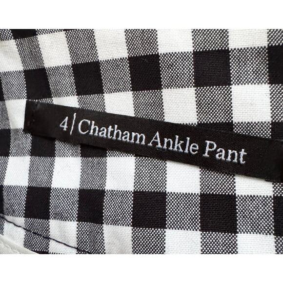 NWT Talbots Chatham Plaid Gingham Ankle Pant Size 4 (preppy cottage) - Picture 6 of 8
